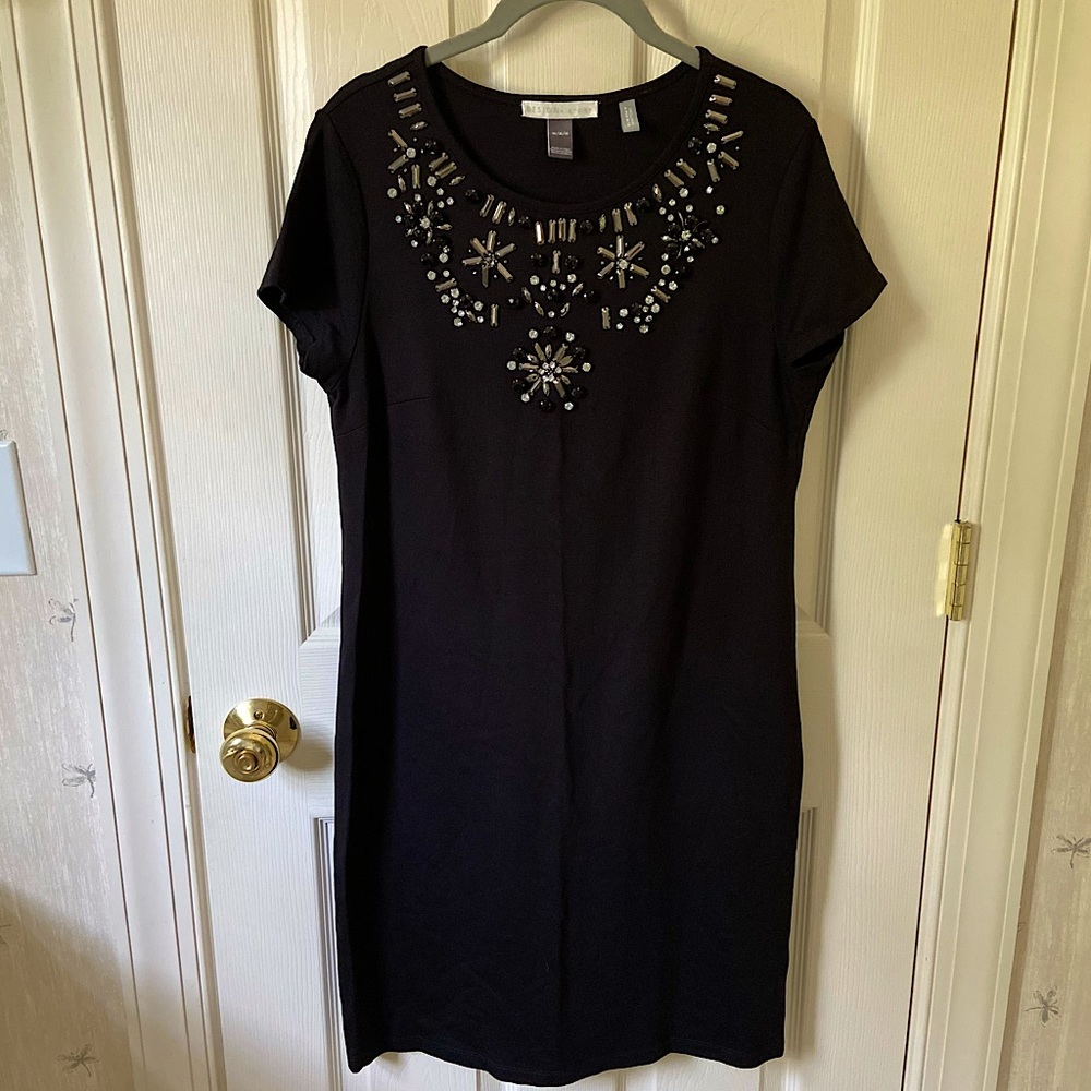 Beaded Maternity Cocktail Dress